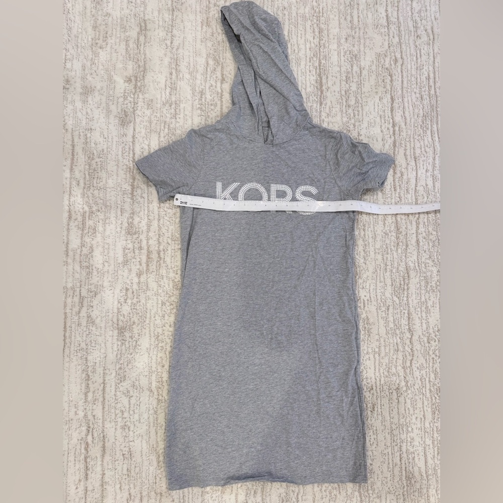 Michael Kors Gray Hoodie Mini Dress - Picture 3 of 5